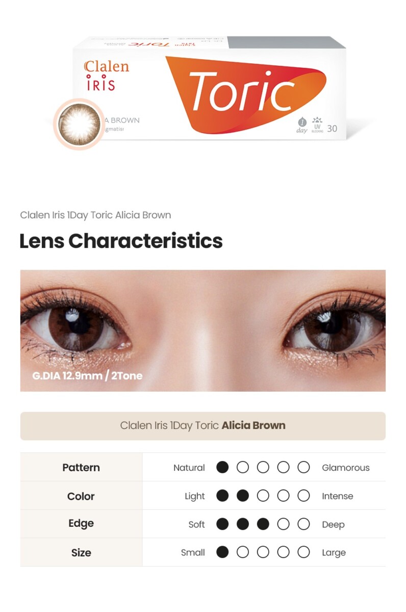 Clalen IRIS 1 Day Toric