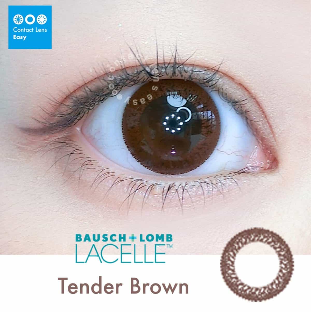 博士倫 Lacelle 1 Day Color (大眼/特大眼系列)_tender brown