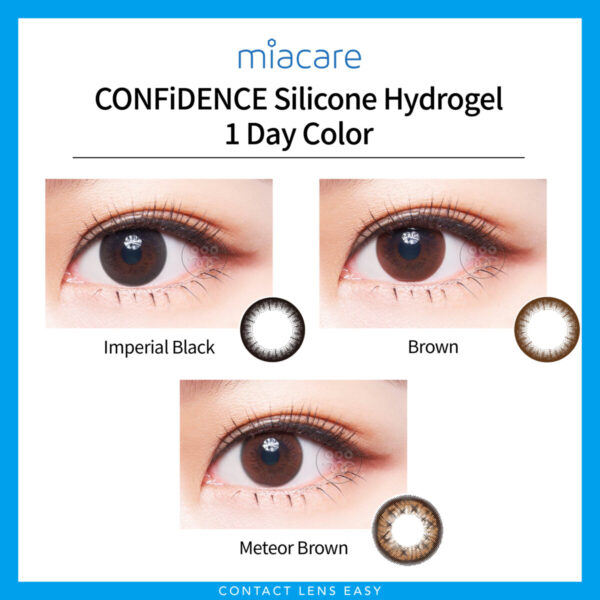 miacare CONFiDENCE Silicone Hydrogel 1 Day Color