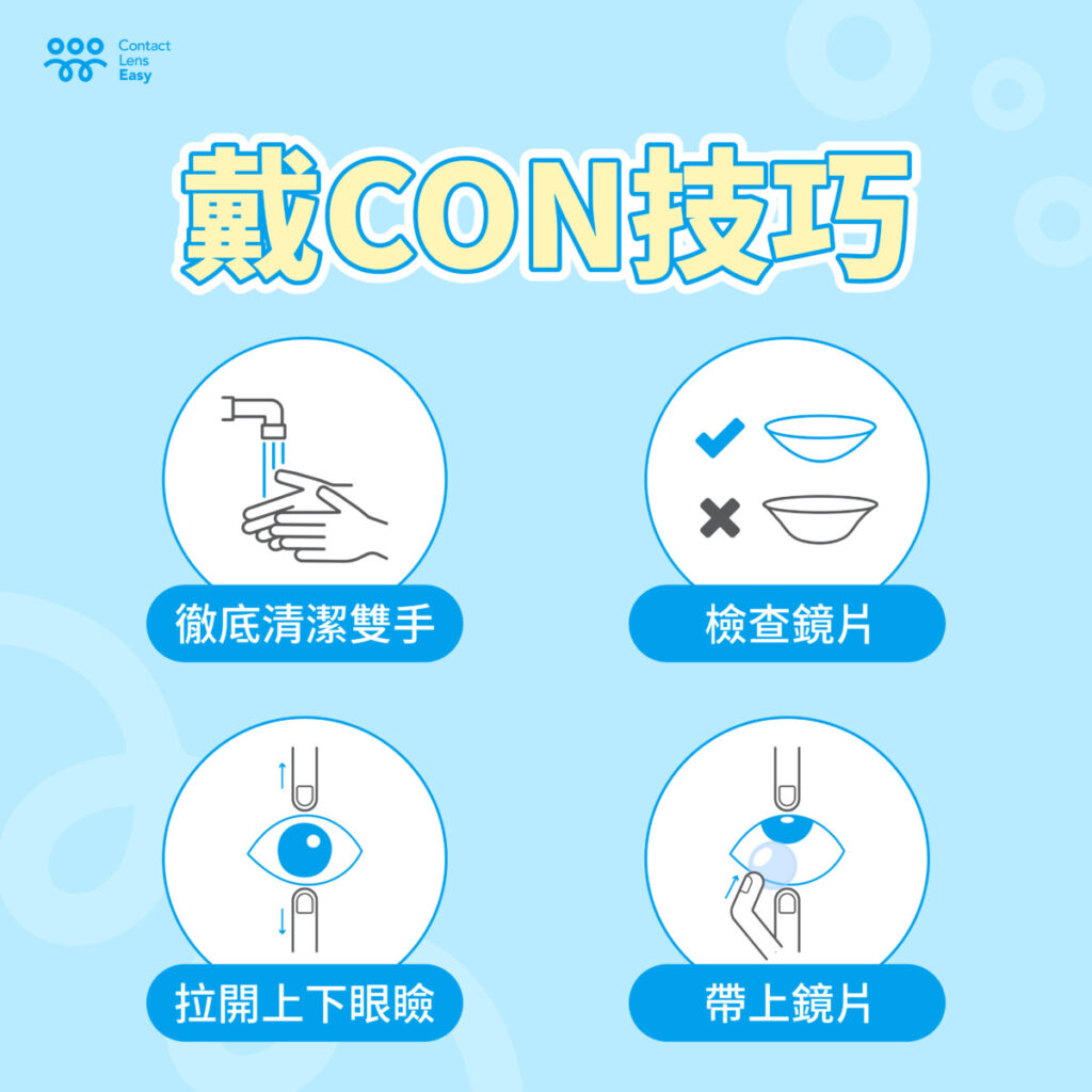 【新手戴Con】戴Con技巧及除Con方法_info