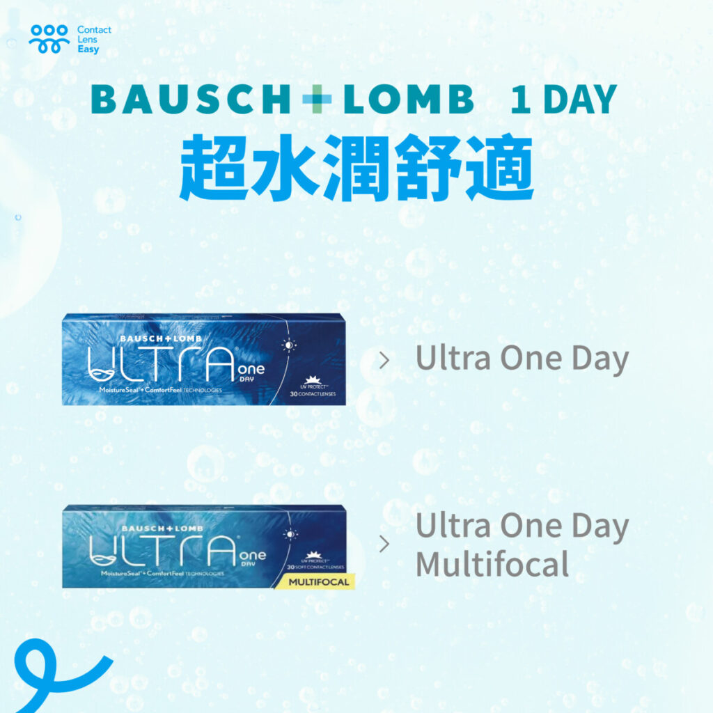 博士倫ultra 1 day隱形眼鏡價格及規格比較