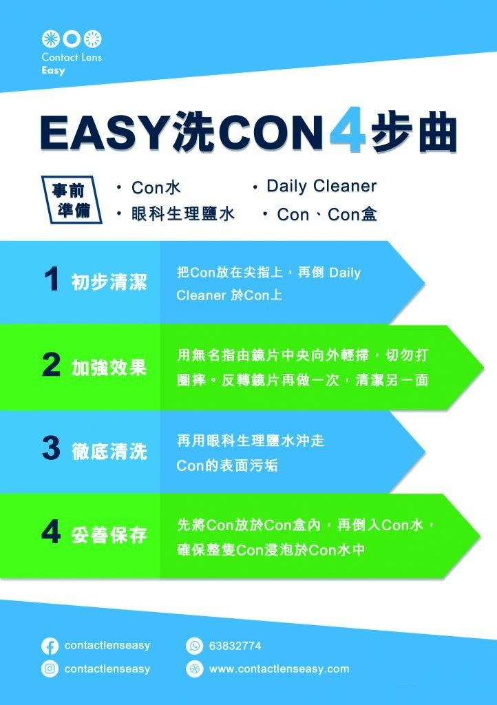 隱形眼鏡用戶指南 11 洗con注意事項