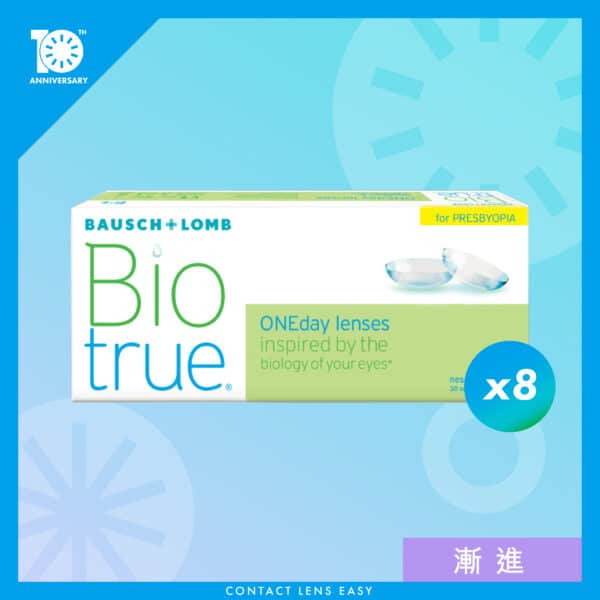 博士倫 Biotrue 1 Day 全舒適 (漸進) (訂閱制)