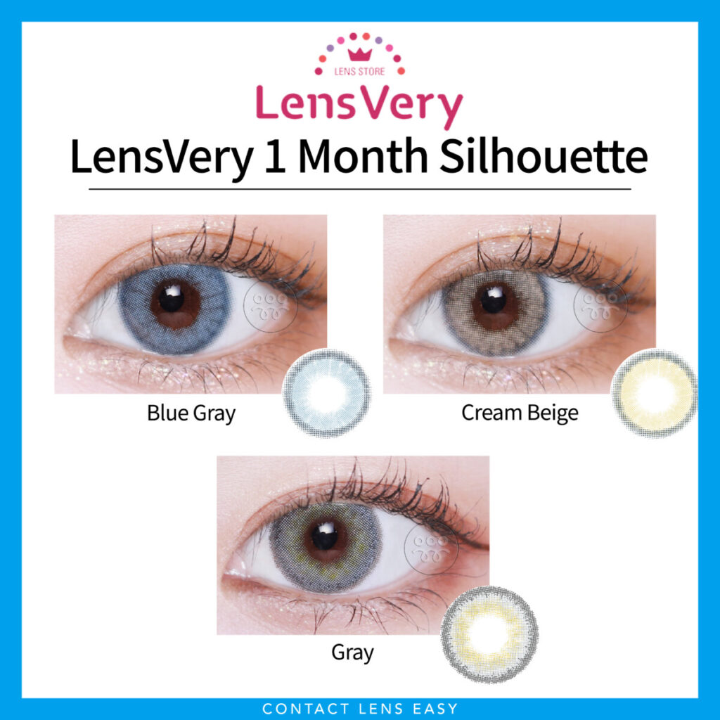 LensVery 1 Month Silhouette Contact Lens Easy