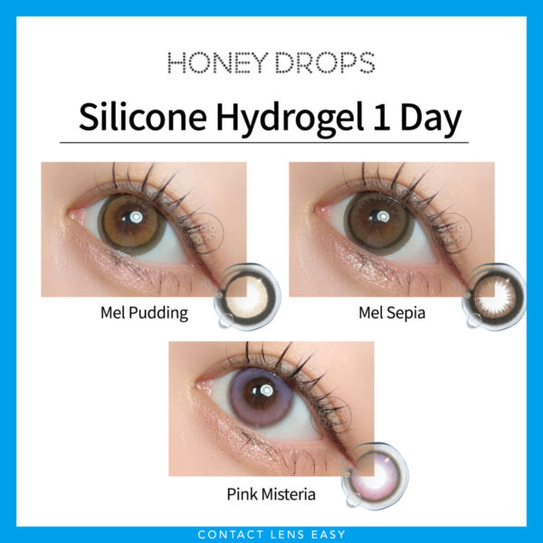 HONEY DROPS Silicone Hydrogel 1 Day-Cover