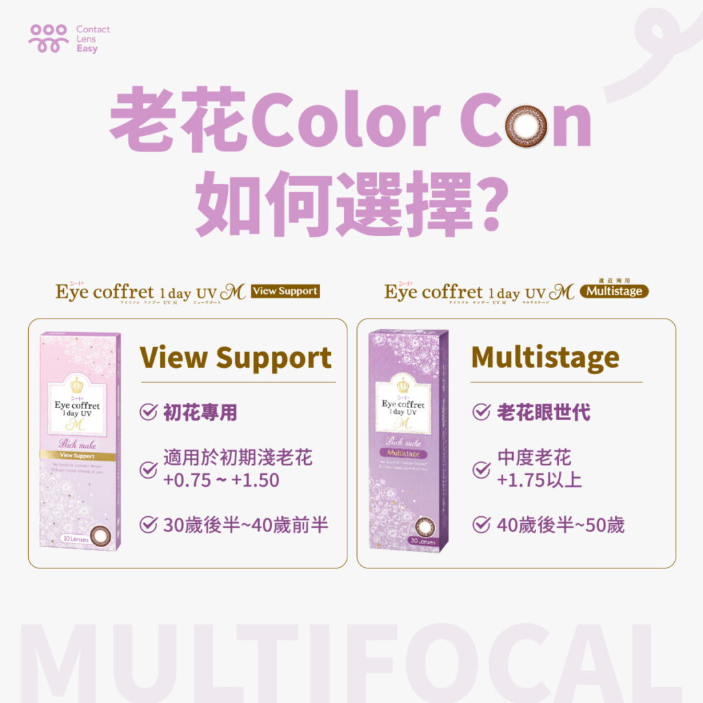 老花color con比較