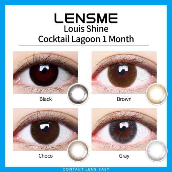 Lensme Louis Shine Cocktail Lagoon 1 Month-Cover