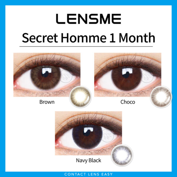 Lensme Secret Homme 1 Month-Cover
