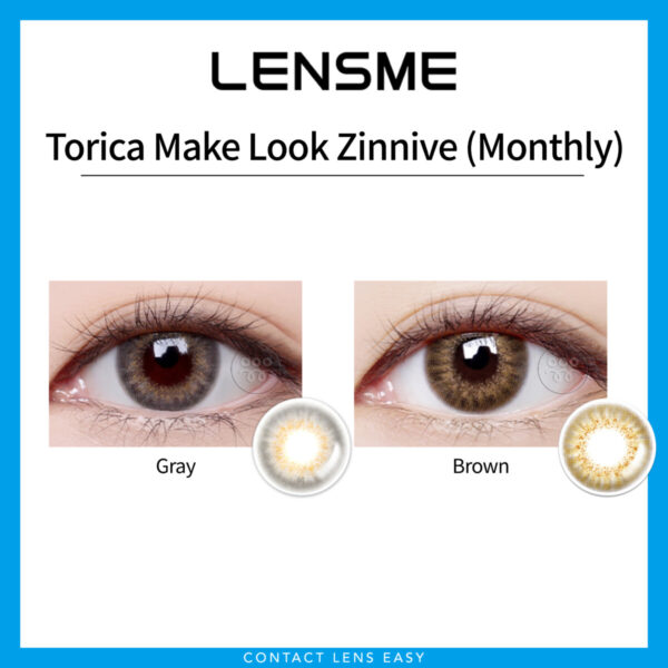 Lensme Torica Make Look Zinnive (Monthly) - Image 2