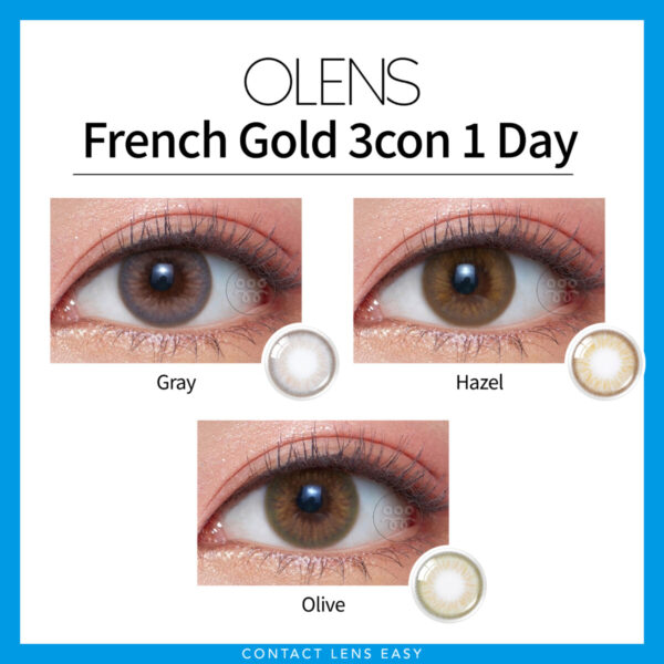 Olens French Gold 3con 1Day (10P)：圖片 2