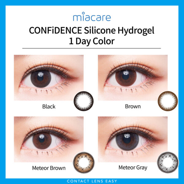 miacare CONFiDENCE Silicone Hydrogel 1 Day Color - Image 2
