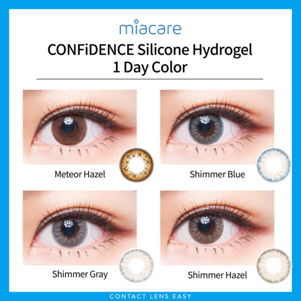 miacare CONFiDENCE Silicone Hydrogel 1 Day Color - Image 3