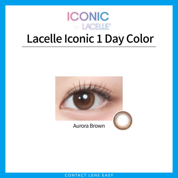 博士倫| LACELLE ICONIC 1 DAY Color (Aurora Brown)