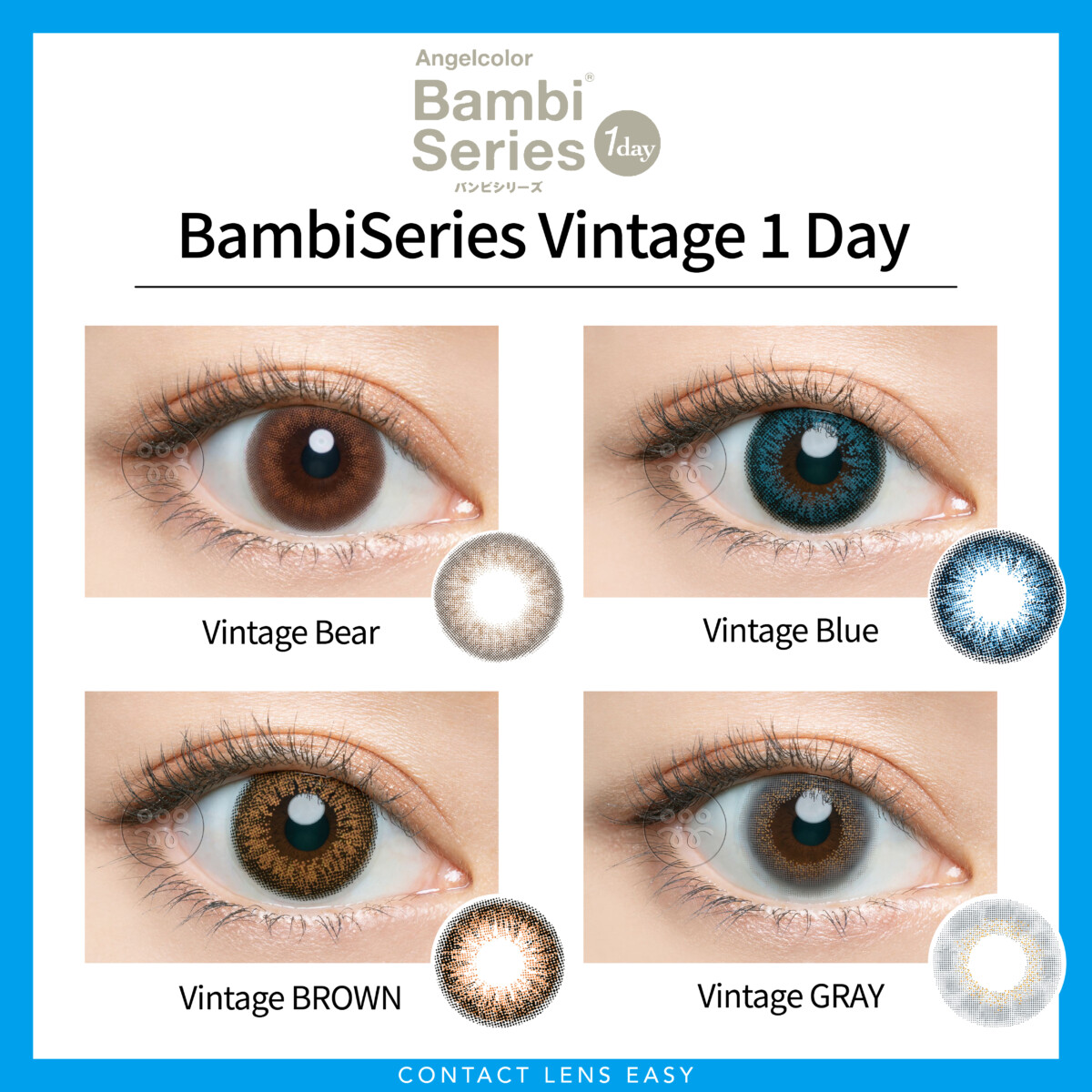 AngelColor Bambi Series Vintage 1 Day AngelColor Bambi Series Vintage 1 Day