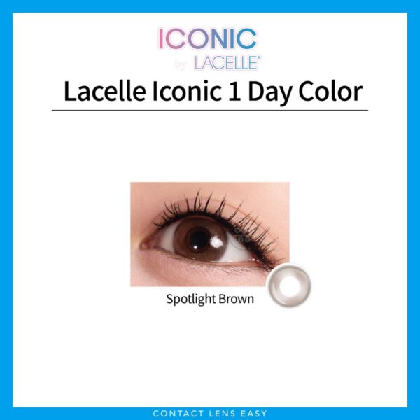 【Nancy Kwai’s Pick】博士倫| LACELLE ICONIC 1 DAY Color (Spotlight Brown)：圖片 2