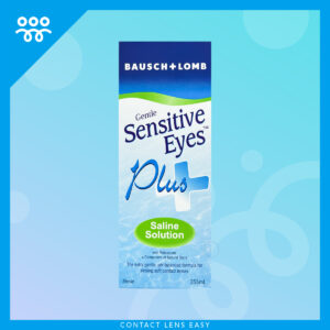 博士倫 Sensitive Eyes Plus Saline Solution 防敏感系列生理鹽水 (355mL)